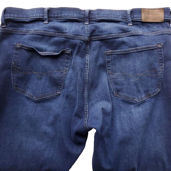 Polo Ralph Lauren Hampton Relaxed Straight Jeans 44B x 30 (46 x 29 Actual) Blue - Picture 3 of 10